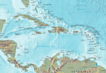 Karibik Ausschnitt