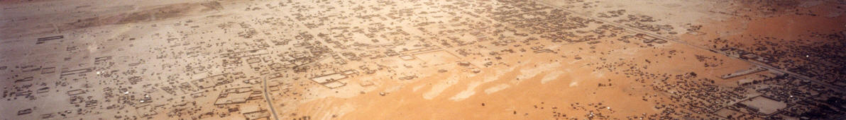 Luftaunahme von der Hauptstadt Nouakchott