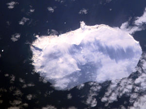Satellitenfoto der Bouvetinsel