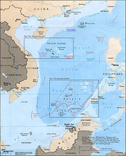 Karte des Südchinesischen Meeres