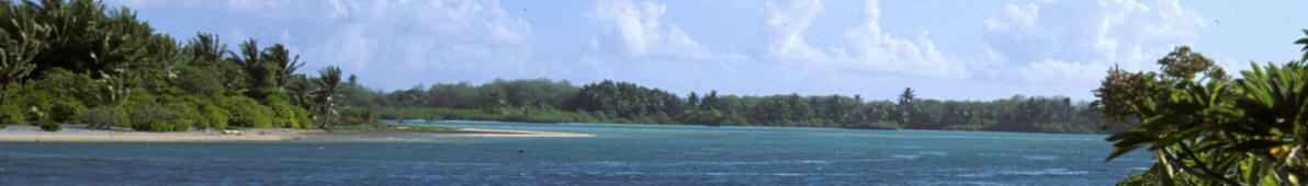 Nikumaroro Lagoon in the Phoenix Islands, Kiribati