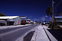 Hauptstraße in der Hauptstadt der Marshallinseln